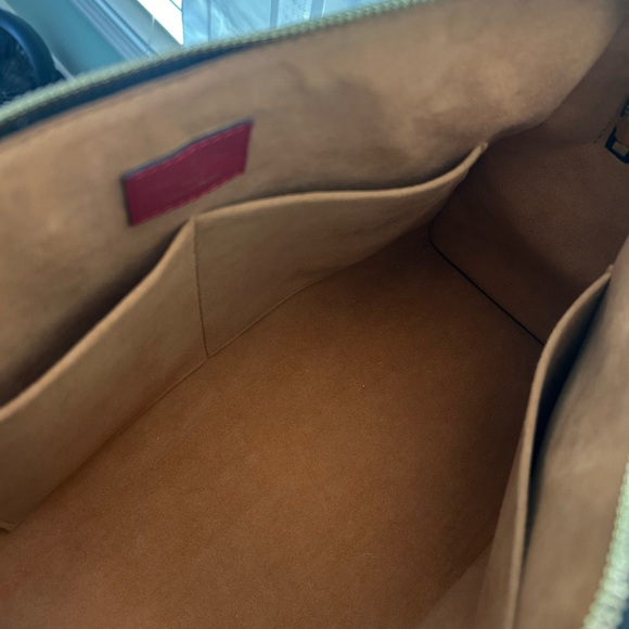 IMMACULATE CONDITION Louis Vuitton Tuileries Monogram with Red Leather - Picture 9 of 16